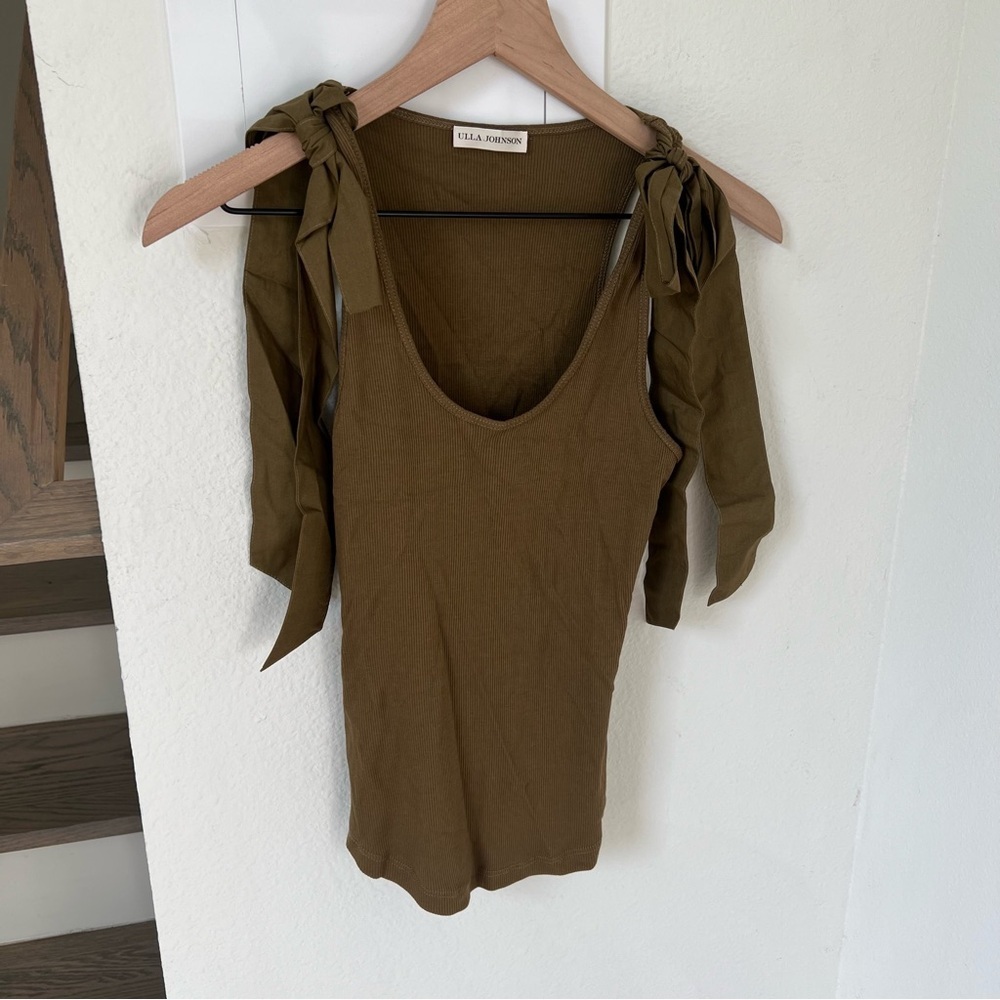 Ulla Johnson Bailey Tank Top in Cork - Picture 2 of 8